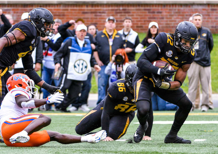 Sherrils (22) helped anchor a Tigers passing defense that was seventh best in the nation in 2015, but says his role in the protest affected his NFL prospects.